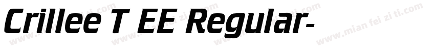Crillee T EE Regular字体转换